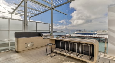 The owners wanted an al fresco kitchen and 