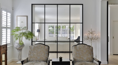 Looking from the family room through a new 