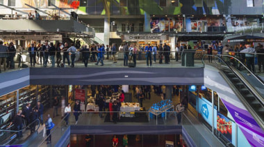 The Markthal Rotterdam is a market hall unlike metropolis, metropolitan area, retail, shopping mall, black