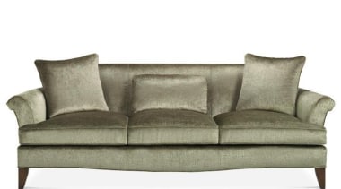 Vintage, antique, and modern pieces creatively express a angle, couch, furniture, loveseat, product design, sofa bed, white