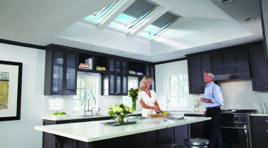 Shed some light on your interior design with countertop, interior design, kitchen, window, gray, black