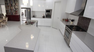 Winner Kitchen of the Year 2013 North Queensland countertop, cuisine classique, floor, flooring, interior design, kitchen, property, real estate, room, tile, gray