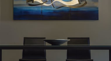 The Zephyr is a playful combination of hand glass, interior design, lamp, light fixture, lighting, lighting accessory, modern art, painting, product design, black, gray