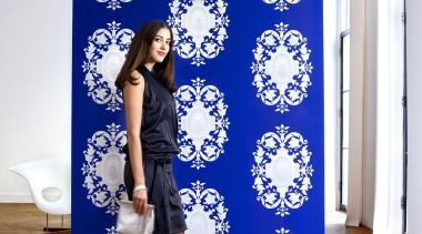 Gardens of Amsterdam Range - Gardens of Amsterdam blue, cobalt blue, interior design, wallpaper, white, blue