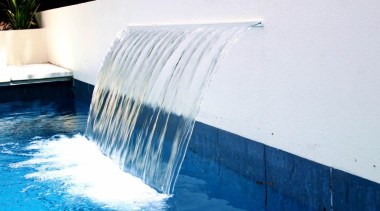 Waterfall - swimming pool | water | water swimming pool, water, water feature, water resources, white