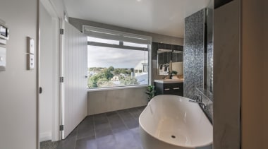 See more from Encompass Ideas Interior Design architecture, bathroom, interior design, property, real estate, room, gray