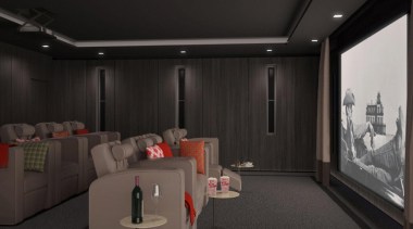 This new development The Chilterns is situated in ceiling, interior design, room, black