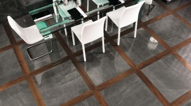 Grey stone floor tiles - Cb 1371375050023524 - chair, floor, flooring, furniture, hardwood, product design, table, tile, wood, wood flooring, gray, black