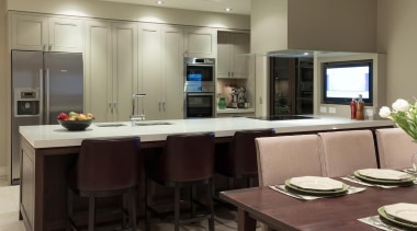 Mellons Bay 9 - countertop | interior design countertop, interior design, kitchen, room, brown, black