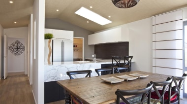 For more information, please visit www.gjgardner.co.nz ceiling, dining room, interior design, real estate, table, gray
