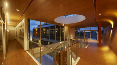 B House 02 - architecture | ceiling | architecture, ceiling, daylighting, floor, flooring, house, interior design, real estate, wood, brown