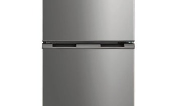 207L Top Mount Fridge FreezerCapacity (Gross): 207LFrost Free, home appliance, kitchen appliance, major appliance, product, product design, refrigerator, white, gray