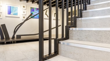 Concreate CF103 5 - Concreate_CF103_5 - floor | floor, flooring, handrail, stairs, white