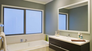 Bathroom - bathroom | home | interior design bathroom, home, interior design, real estate, room, window, window covering, gray