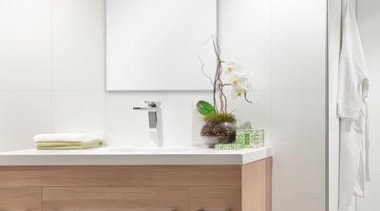 HardieGlaze Lining - HardieGlaze Lining 4 - bathroom bathroom, bathroom accessory, bathroom cabinet, floor, furniture, interior design, product, sink, tap, white