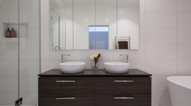 Master Ensuite - Master Ensuite - bathroom | bathroom, bathroom accessory, bathroom cabinet, countertop, floor, interior design, product design, room, sink, tile, gray