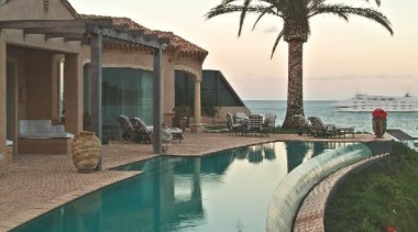 Bisazza green swimming pool tiles - Bisazza Range arecales, estate, hacienda, home, mansion, palm tree, property, real estate, resort, sky, swimming pool, vacation, villa, white