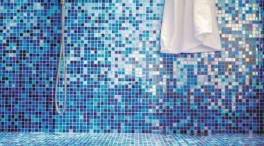 Gladiolo wall. - Bisazza Range - azure | azure, blue, floor, flooring, mosaic, pattern, purple, textile, tile, wall, teal