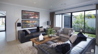 Living Room Design. - The Macquarie Display Home home, interior design, living room, property, real estate, room, gray