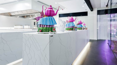 DEKTON ZENITH Rest Dani García 1 - DEKTON design, interior design, product design, purple, gray, white