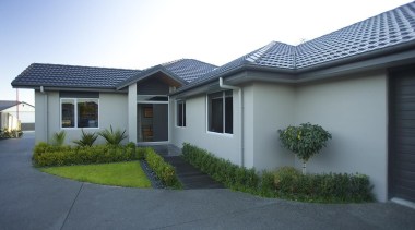 For more information, please visit www.gjgardner.co.nz elevation, estate, facade, home, house, neighbourhood, property, real estate, residential area, roof, siding, suburb, window, yard, gray
