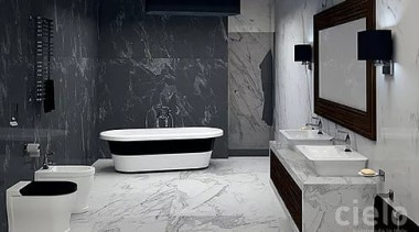 Opera Tonda - Opera Tonda - bathroom | bathroom, black, floor, interior design, plumbing fixture, product design, room, tile, toilet, wall, gray, black