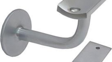 Concealed FixSolid BrassSuits Square and Round RailsFixings SuppliedSatin hardware, hardware accessory, product design, white, gray