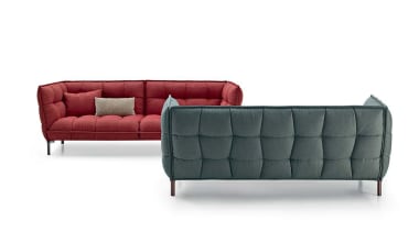 Husk sofa by Patricia Urquiola for B&amp;B Italia angle, couch, furniture, loveseat, product, product design, sofa bed, white