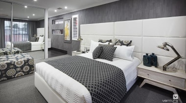 Master ensuite design. - The Monterosso Two Storey bed frame, bedroom, interior design, real estate, room, gray