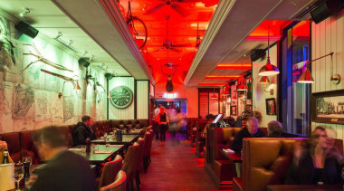 MERIT WINNERCarlton (1 of 4) - Holmes Consulting bar, function hall, interior design, restaurant, red