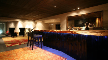 Westmere House - Westmere House - ceiling | ceiling, function hall, interior design, lighting, restaurant, room, table, black, brown