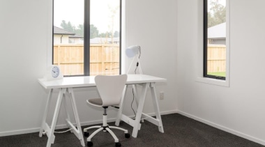 Christchurch Showhome - Christchurch Showhome - chair | chair, desk, floor, flooring, furniture, home, interior design, office, product, product design, real estate, room, table, window, white