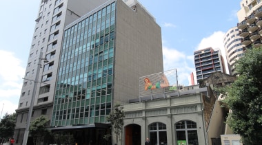 Hawkins Heritage and Adaptive Reuses Property Award apartment, architecture, building, city, commercial building, condominium, corporate headquarters, daytime, downtown, facade, metropolis, metropolitan area, mixed use, neighbourhood, plaza, skyscraper, tower block, gray