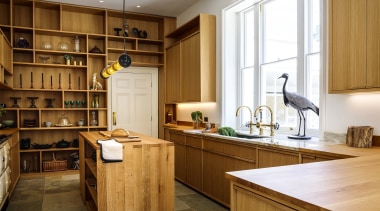 Wooden textures are in this year. - Wooden cabinetry, countertop, cuisine classique, interior design, kitchen, wood, brown, white