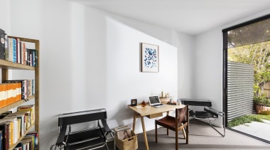 Architect: Ryall &amp; Smith ArchitectsPhotography by John furniture, interior design, real estate, table, white