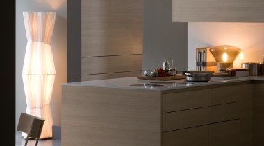 Gamma Kitchen designed by Antonio Citterio for Arclinea chest of drawers, fireplace, floor, furniture, hearth, home appliance, interior design, kitchen, light fixture, lighting, product design, black, gray