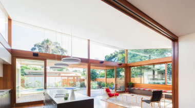 Architect: Day Bukh ArchitectsPhotography by Katherine Lu architecture, ceiling, daylighting, home, house, interior design, living room, real estate, window, white