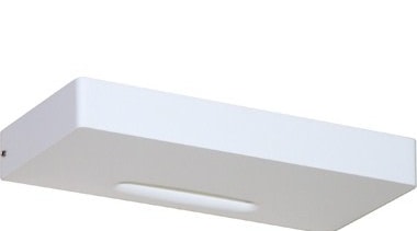 FeaturesAt only 27mm thick the Simple wall light angle, bathroom sink, ceiling fixture, light, lighting, product design, white