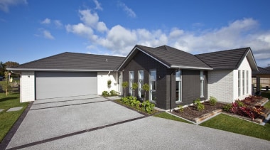 For more information, please visit www.gjgardner.co.nz building, cottage, elevation, estate, facade, home, house, property, real estate, residential area, roof, siding, suburb, yard, gray, blue