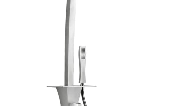 For a totally luxurious shower experience, add a hardware, plumbing fixture, product design, tap, white