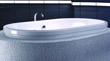 Stylish, this Origami Oval from the Contour Series angle, bathroom sink, bathtub, jacuzzi, plumbing fixture, product design, blue, gray