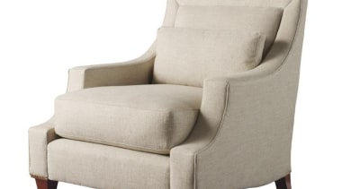 "Upholstery helps set the foundation for how a angle, chair, club chair, couch, furniture, loveseat, product design, white