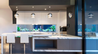 Winner Kitchen of the Year 2013 Victoria - countertop, home appliance, interior design, kitchen, gray, black