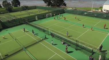 Sport - artificial turf | ball game | artificial turf, ball game, competition event, grass, leisure, net, racquet sport, sport venue, sports, structure, tennis, tennis court, tournament, green
