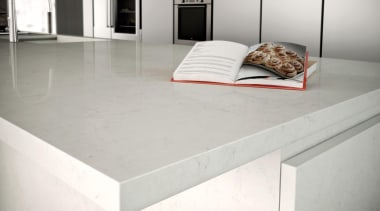 An eloquent opaque light grey with soft charcoal bed frame, countertop, floor, flooring, furniture, interior design, product design, table, tile, wall, white, gray