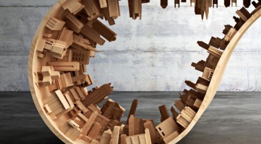 Wave City 6 - Wave City 6 - product design, wood, brown