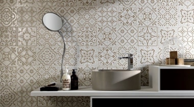 City Glamour - City Glamour - bathroom | bathroom, ceramic, floor, flooring, interior design, product design, tap, tile, wall, wallpaper, gray