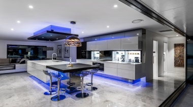 A focus on lighting – Kitchen by designer ceiling, interior design, gray