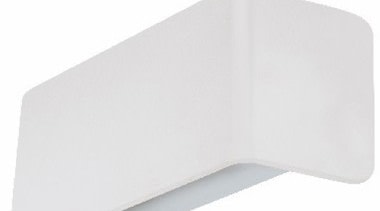 FeaturesThe Ponton wall lights are a very modern angle, product design, white