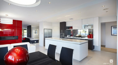 Kitchen design. - The Montrose Display Home - ceiling, interior design, kitchen, property, real estate, gray